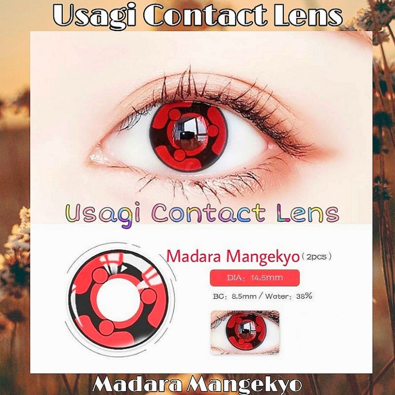 SHARINGAN : lens cosplay : Ib trước khi đặt( Usagi Contaclens)