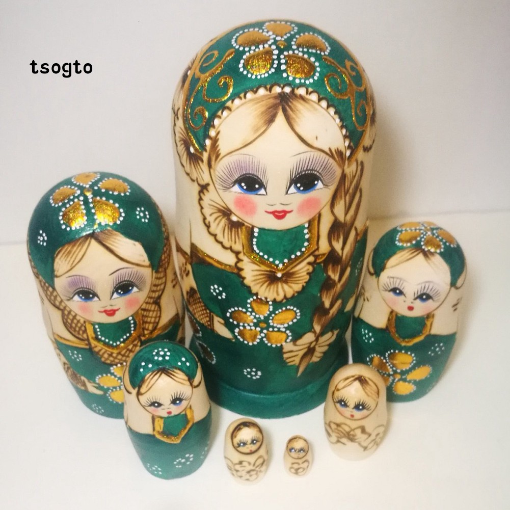 Set 7 Búp Bê Nga Matryoshka Bằng Gỗ