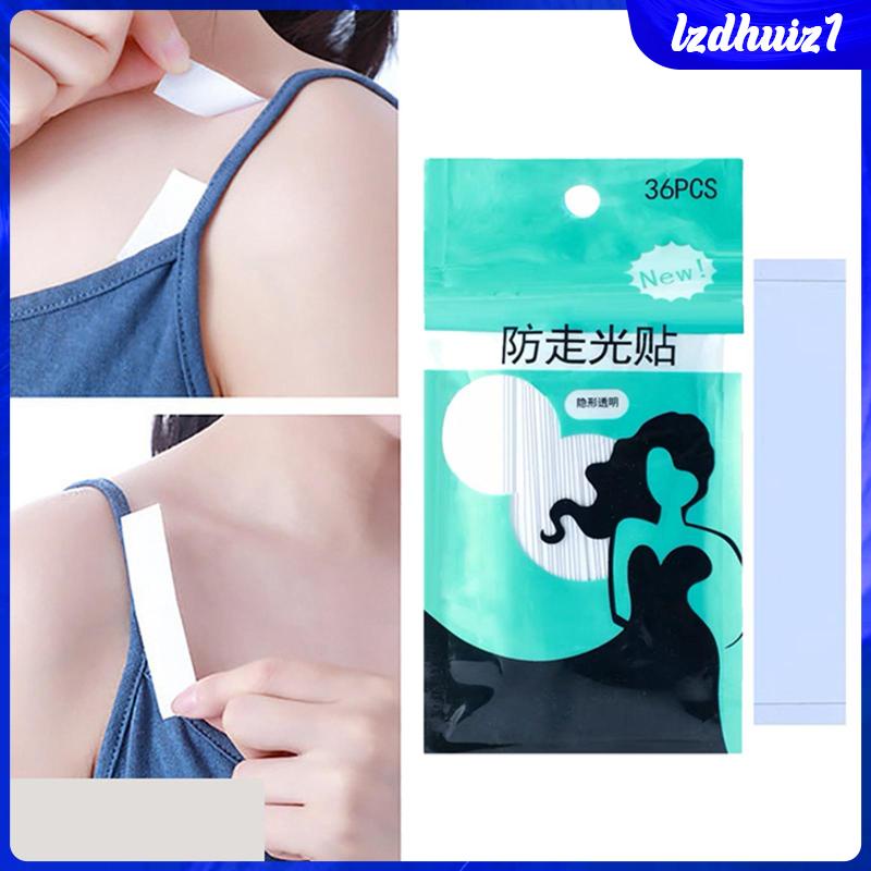 [Lzdhuiz] Băng Keo Hai Mặt Thời Trang (36 Dải) Nhẹ Nhàng Tự Dính Và Vải Màu Trong Suốt Cho Mọi Sắc Da
