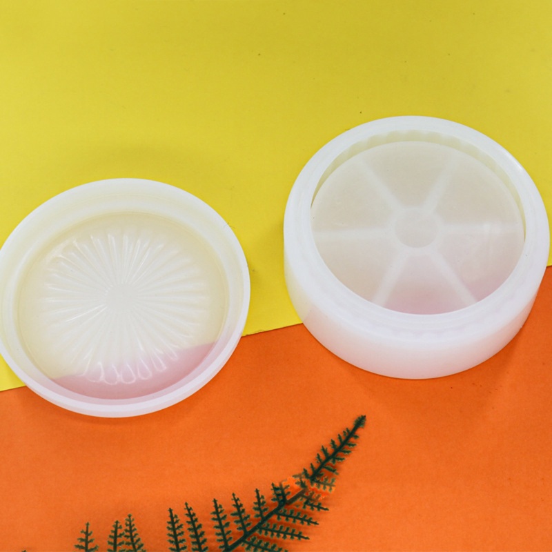 Khuôn Tròn Nhiều Ngăn Làm Trang Sức Chất Liệu Nhựa Resin