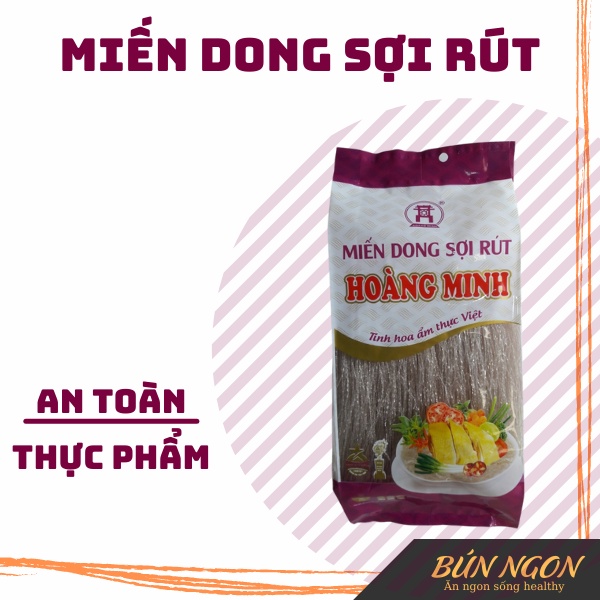 Miến Dong Sợi Rút Hoàng Minh túi 500g - Bún Ngon