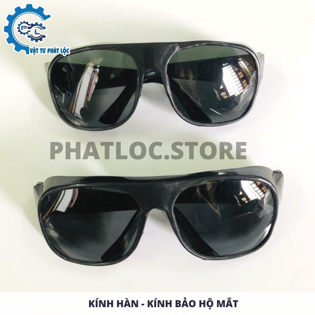 Kính bảo hộ đen - Kính hàn - Kính bảo vệ mắt
