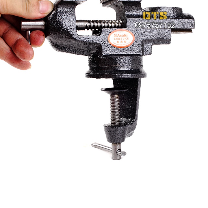 Ê tô kẹp bàn đa năng mâm xoay 360° hãng Asaki AK-6276 AK-6275 - Êtô kẹp bàn, cố định các chi tiết cần gia công
