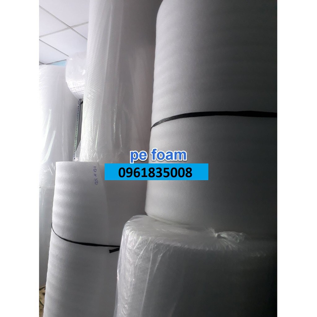 Cuộn Xốp Pe Foam 5mm, Cao 50cm Dài 50m