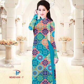 Vải áo dài mẫu cô 3 sg