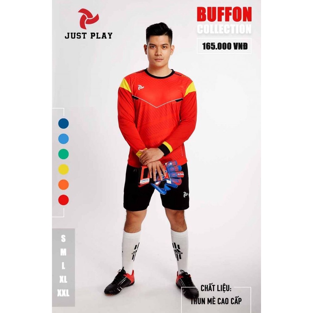 [CHÍNH HÃNG JP] QUẦN ÁO THỦ MÔN Just Play BUFFON , QUẦN ÁO THỂ THAO