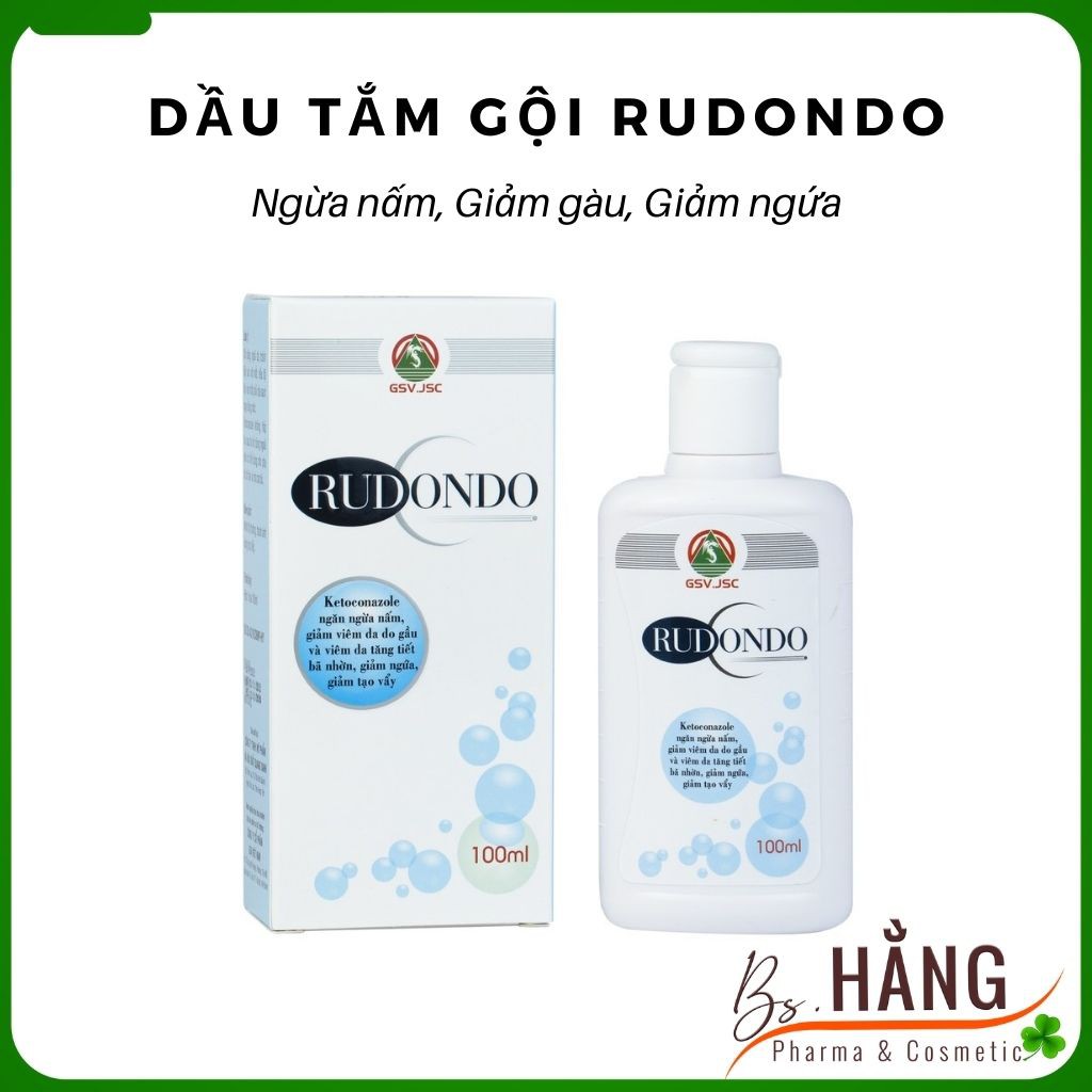 [Mã COSDAY giảm 8% đơn 150K] ✅[Chính Hãng] DẦU GỘI RUDONDO - Giảm Gàu, Giảm Ngứa, Ngừa Nấm, 100ml