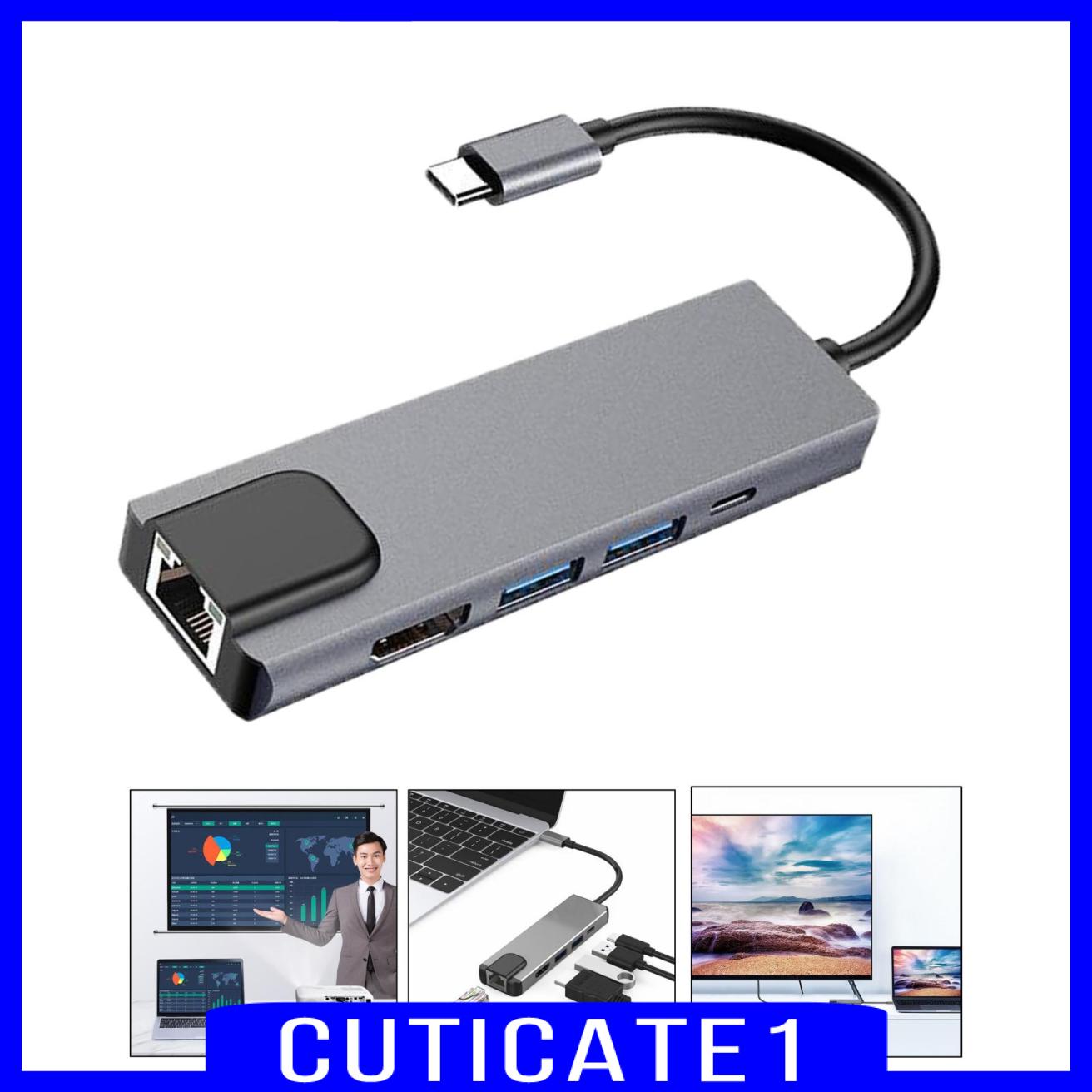 Dây Cáp Mở Rộng 5 Trong 1 Usb Type-C Hub Usb 3.0 Dài 100m