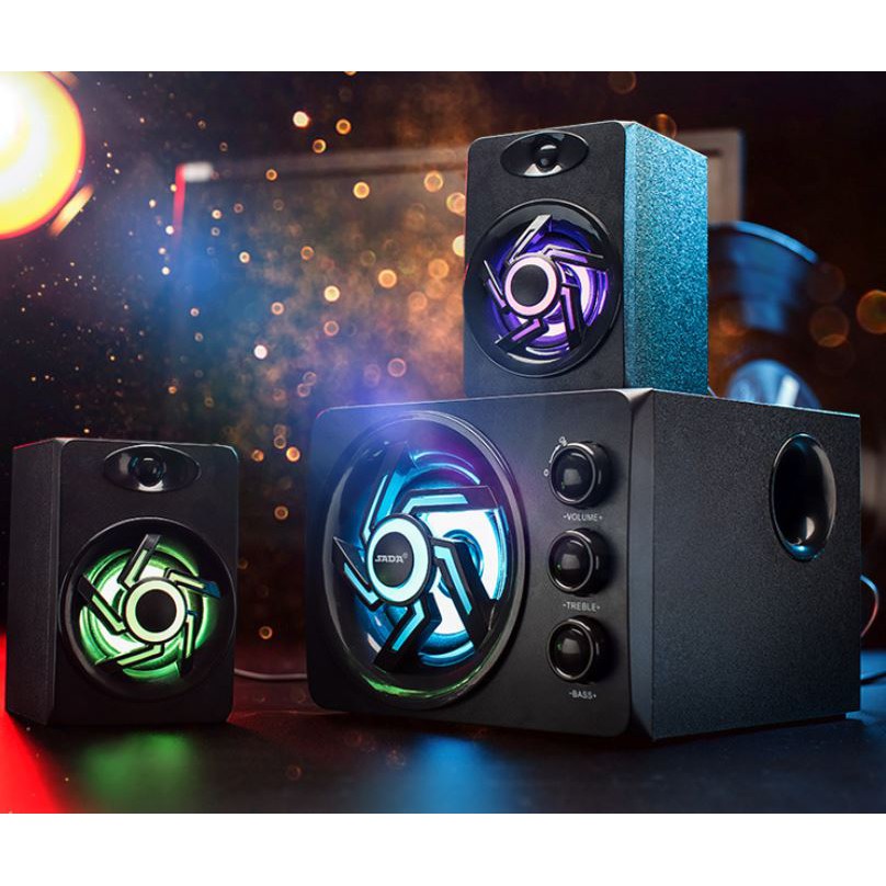 Loa Vi Tính Bluetooth 2.1 SaDa D-209 Bass Siêu Trầm - Led RGB