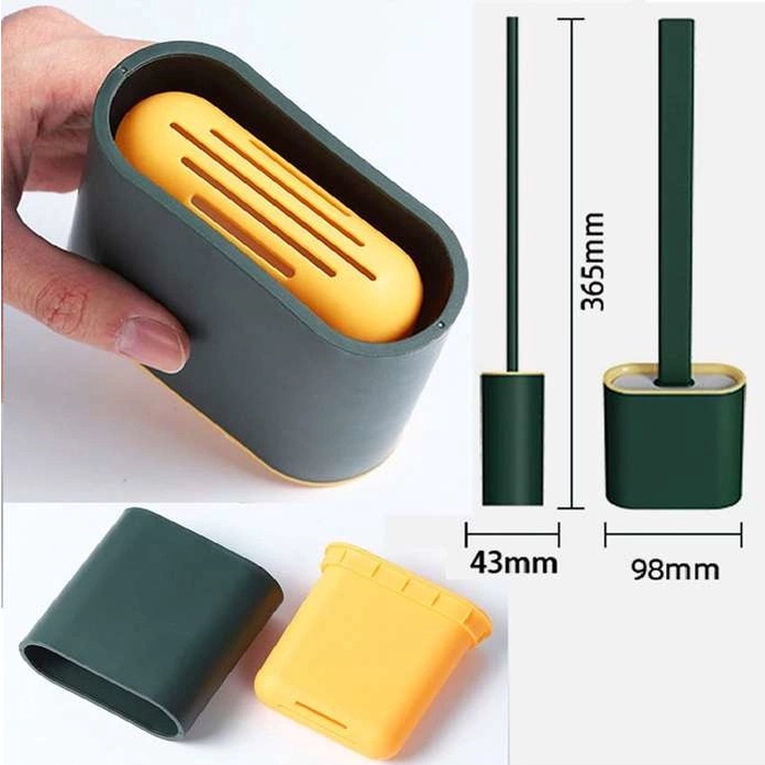 Chổi Cọ Nhà Vệ Sinh, Cọ Bồn Cầu Toilet Nhà Vệ Sinh Cao Cấp Kèm Giá Cắm Chổi Silicon