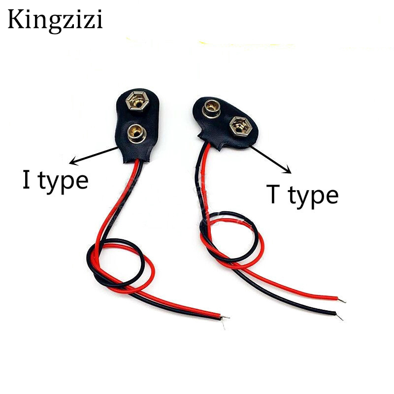 Kẹp đầu nối gắn pin 9V dây dẫn dài 15CM loại T/I