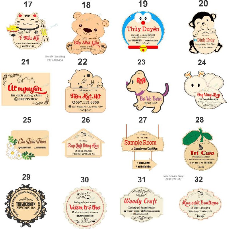 Bảng Gỗ Trang Trí - Khắc Tên Shop, Logo Theo Yêu Cầu - Tuyển CTV