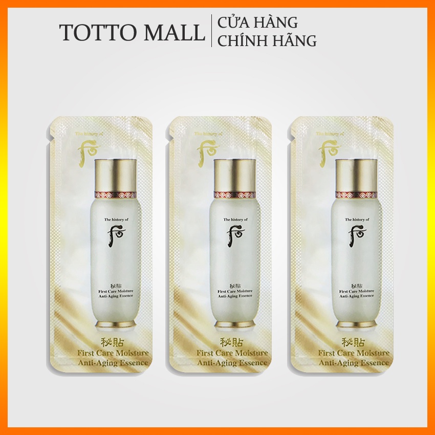 [Date 24 - 10 gói] Tinh chất First Care Whoo First Care Moisture Anti-Aging Essence 1ml/gói