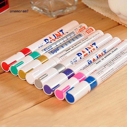 Bút dạ 12 màu vẽ lốp xe hơi chống nước chuyên dụng