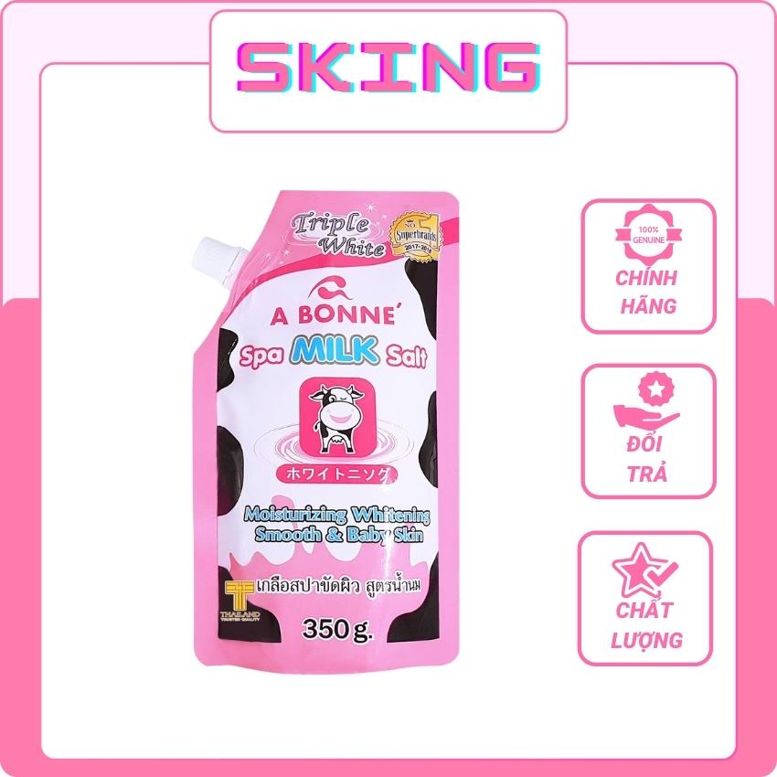 Muối tắm sữa bò tẩy tế bào chết ABonne Spa Milk Salt 350g Thai Lan