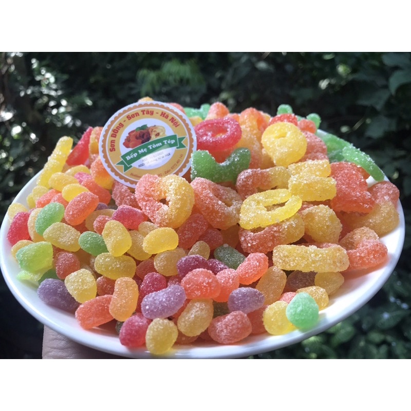 NỬA CÂN KẸO GÔM DẺO TRÁI CÂY ĐÀ LẠT BÉ THÍCH MÊ SIÊU NGON