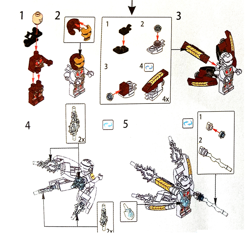 Mô Hình Đồ Chơi Nhân Vật Ironman MK50 Minifigure D009 Marvel Avengers 3