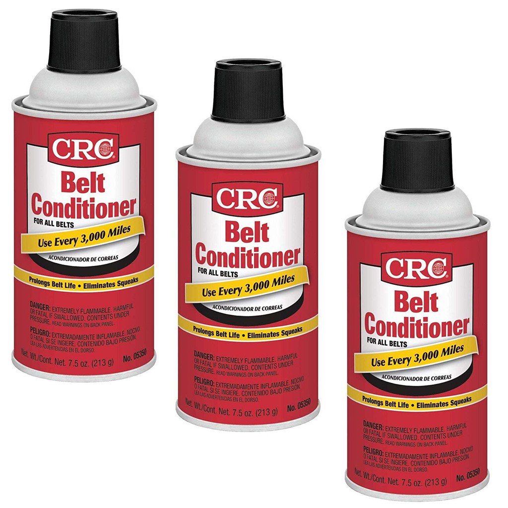 Bảo dưỡng dây đai, dây Curoa xe ô tô với CRC Belt Conditioner, phục hồi, loại bỏ tiếng kêu khó chịu