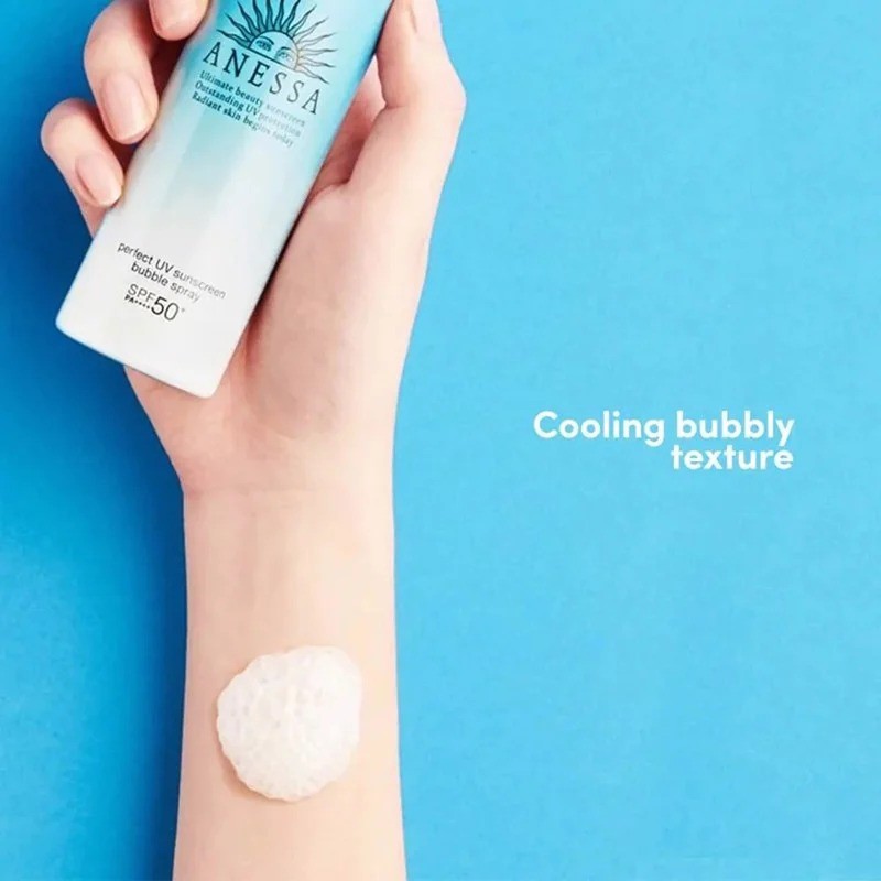 Xịt Chống Nắng Toàn Thân Anessa Perfect UV Sunscreen Bubble Spray A SPF50+/PA++++ (LIMITED EDITION)