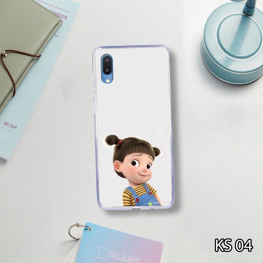 [ RẺ VÔ ĐỐI ] Ốp lưng Samsung A02 in hình cô bé ngạc nhiên và hai sừng cute,dễ thương ,đáng yêu,ngộ nghĩnh