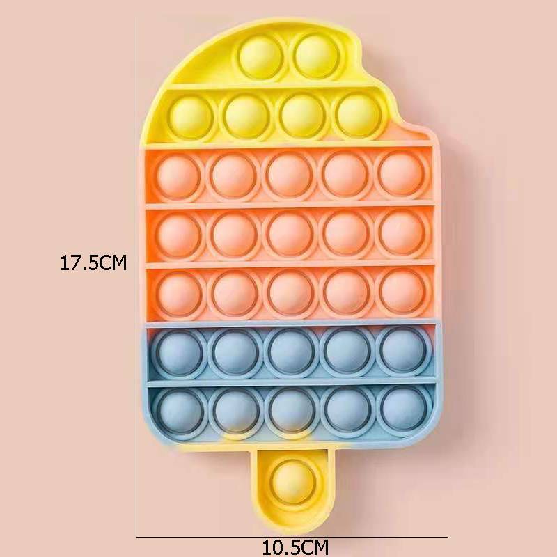 Đồ chơi nhấn bong bóng nhiều hình dạng hỗ trợ giảm căng thẳng hiệu quả Đồ Chơi Bóp Tay pop it fidget toy