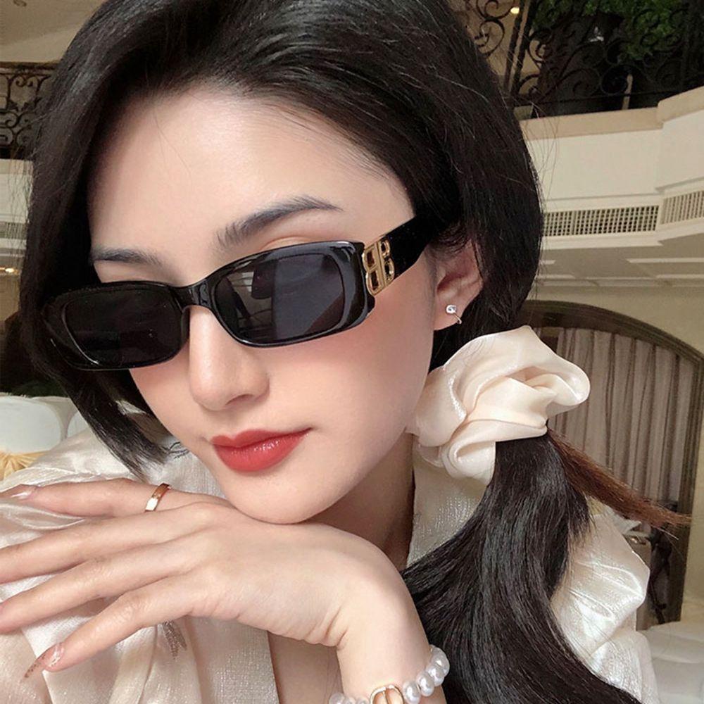 Kính Mát Gọng Oval Chống Tia UV Phong Cách Hàn Quốc Dành Cho Nam