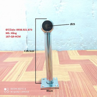 CHỤP INOX 1LỖ P25 CHÂN R5*C18,5-2040125I-