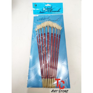 Bộ cọ quạt 9 cây Maries ĐỦ SIZE