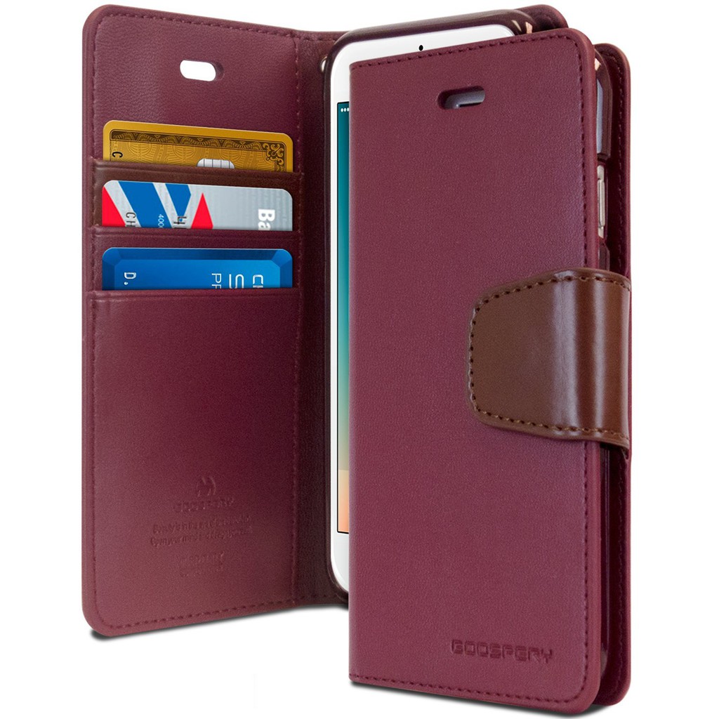 Bao da Mercury Sonata Diary dành cho iPhone X / iPhone Xs - Hàng nhập khẩu (Nhiều màu) | BigBuy360 - bigbuy360.vn