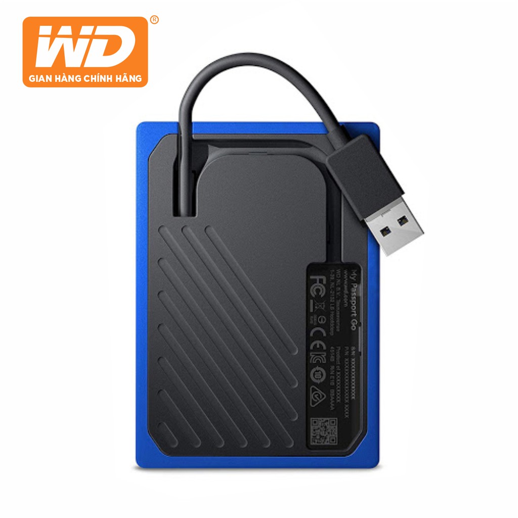 Ổ cứng SSD Di Động WD My Passport Go 500GB USB 3.0 - WDBMCG5000ABT-WESN - Hàng Phân Phối Chính Hãng