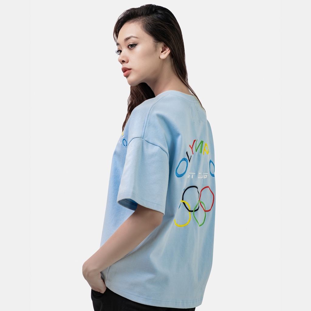 Áo thun Oversize Local Brand Artist Club OLYMPIC BABY BLUE T-shirt Màu xanh Baby