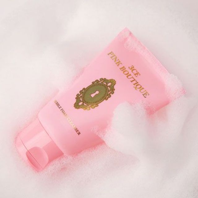  Sữa rửa mặt 3CE Pink Boutique Bubble Foam Cleanser