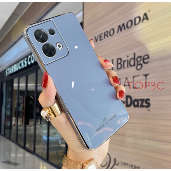 Ốp lưng oppo reno 8 Ốp Điện Thoại Viền Thẳng Thời Trang Cho OPPO Reno 8 pro Reno 8Z 5G Reno 7Z 5G Reno 8 PRO 5G Reno 7 4G Reno5 Reno6 5G ZB