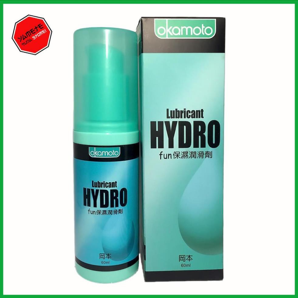 CHÍNH HÃNG 100% Gel Bôi Trơn Lubricant Hydro Gốc Nước Okamoto, Nhật Bản 60ml