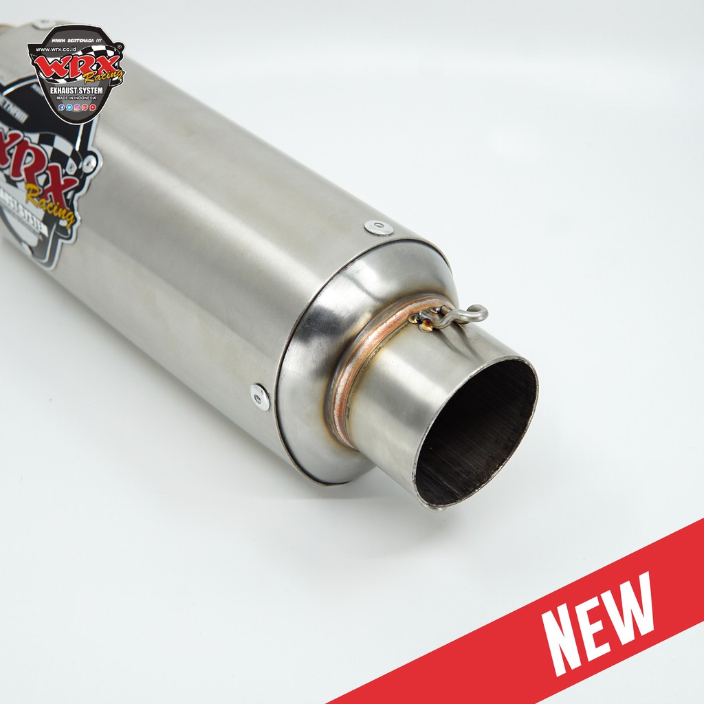 Pô WRX Oval K1  màu inox