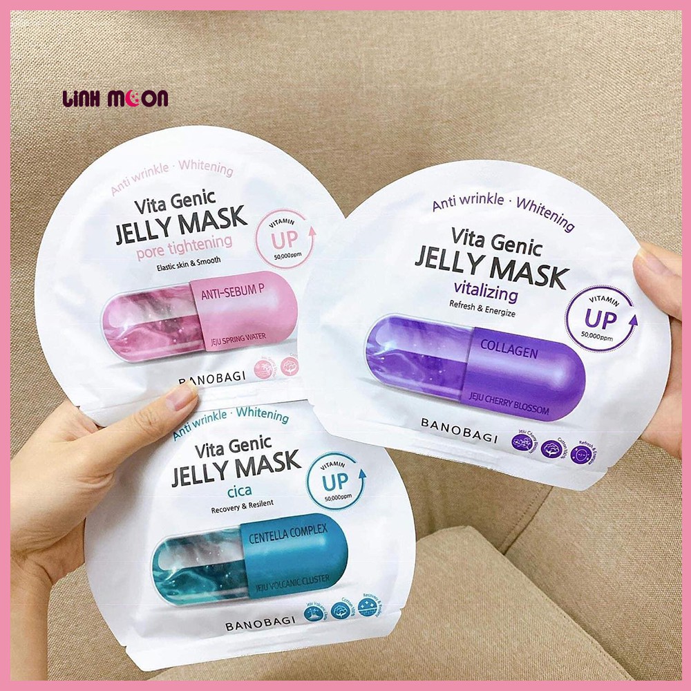 Mặt Nạ Vita Genic Banobagi Jelly Mask (lẻ miếng) | Thế Giới Skin Care