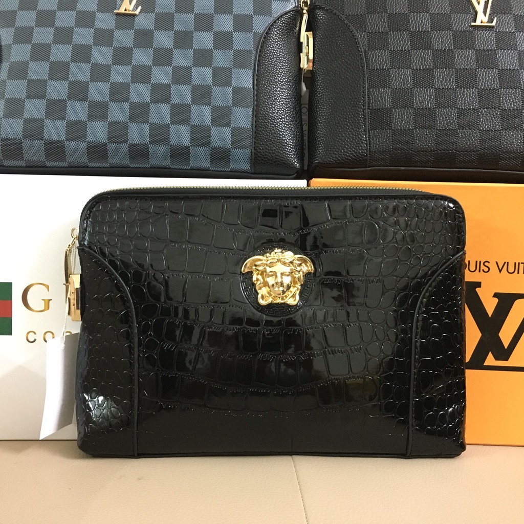 Ví Khóa Số cầm Tay thời trang cao cấp Clutch Unisex Mẫu hot 2021