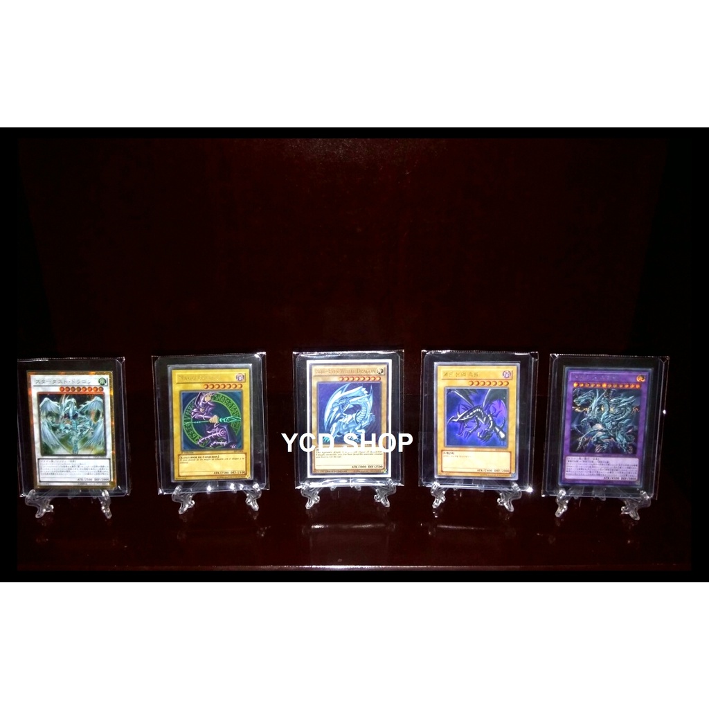 Combo bọc nhựa cứng đựng thẻ bài kèm đế trưng bày card yêu thích