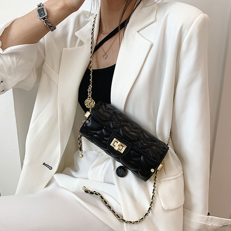 Túi Xách Đeo Chéo Hình Trụ Phong Cách Hàn Quốc Cho Nữ