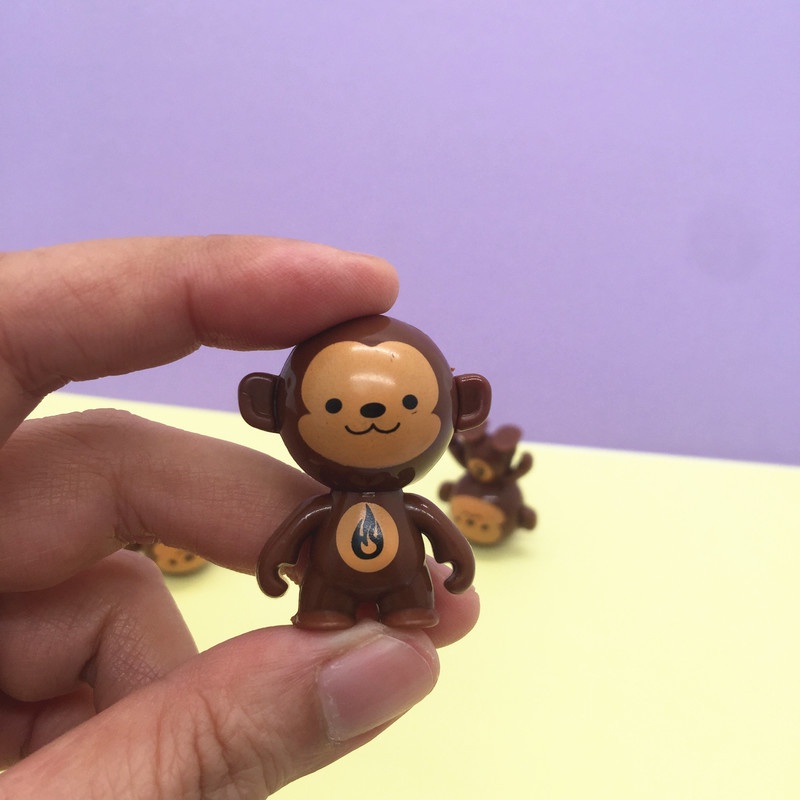 1 Đồ Chơi Quả Trứng Xoắn Lật Đật Hình Chú Khỉ Hoạt Hình Dễ Thương Xoay Tròn Đồ Chơi Giáo Dục Cho Bé
