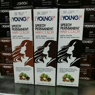 Thuốc nhuộm phủ tóc bạc hoàn hảo YOUNG
