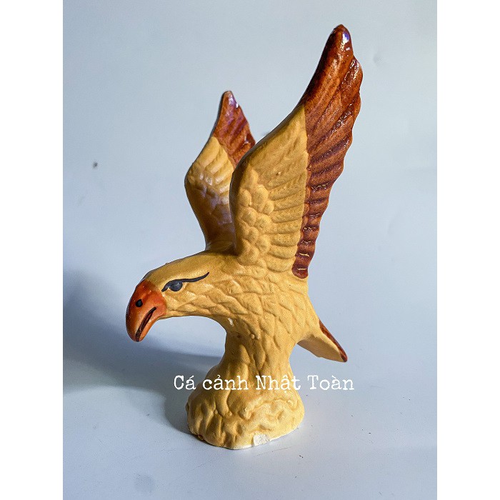 ĐẠI BÀNG GỐM SỨ TRANG TRÍ BỂ CÁ NON BỘ RỘNG 9CM CAO 15CM