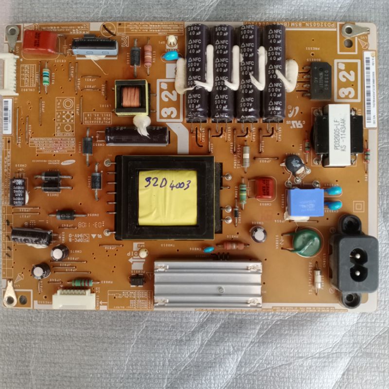 Bo mạch tivi Samsung 32D4003,bo xử lý,khiển,nguồn,main chính,chủ
