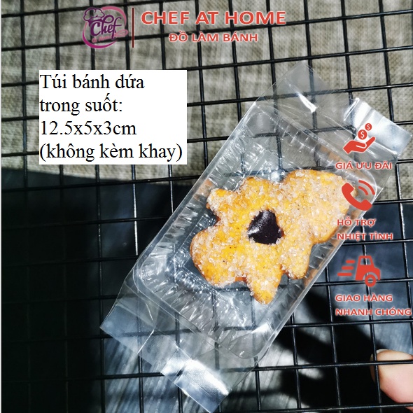 Túi trong đựng bánh dứa 50c (không kèm khay)