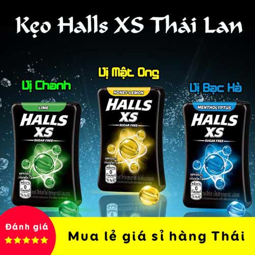 Kẹo Ngậm Halls XS Mát Lạnh