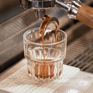 Cốc thủy tinh cường lực cà phê uống cafe lạnh đẹp - 266ml - 3C Roastery