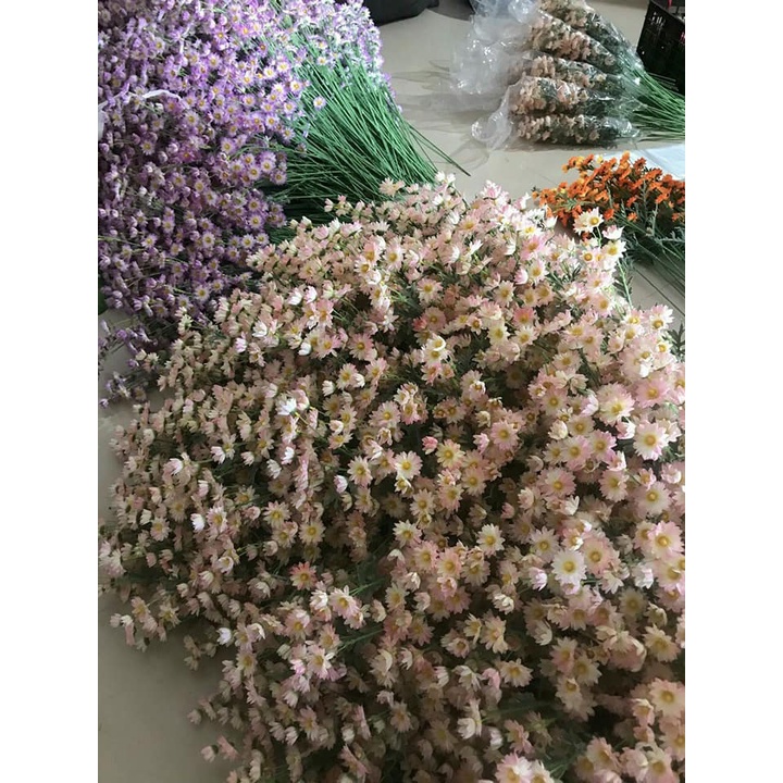 Cành Cúc Họa Mi Dài Giả Cao Cấp Trang Trí Decor Nhà, Phụ Kiện Chụp Ảnh - Hoa Lụa Hoa Giả | Hà Hoa Flower
