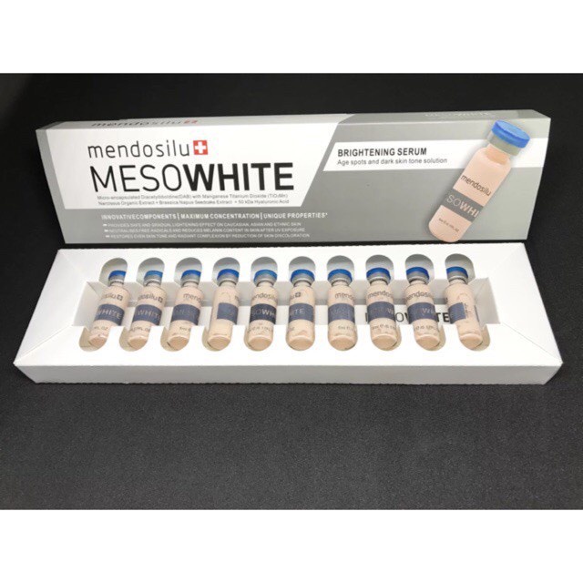 Cấy Phấn Mesowhite, Cấy Phấn Meso White Hàn Quốc, Giúp Da Trắng Mịn, Đều Màu