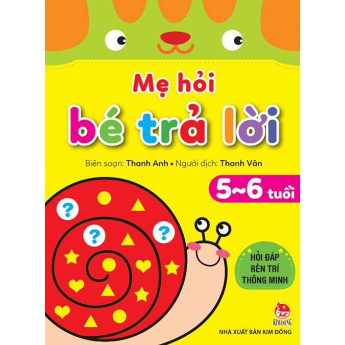 Sách - Mẹ Hỏi Bé Trả Lời - Hỏi Đáp Rèn Luyện Trí Thông Minh Bộ lẻ 5 cuốn tùy chọn - KDKH1104TC