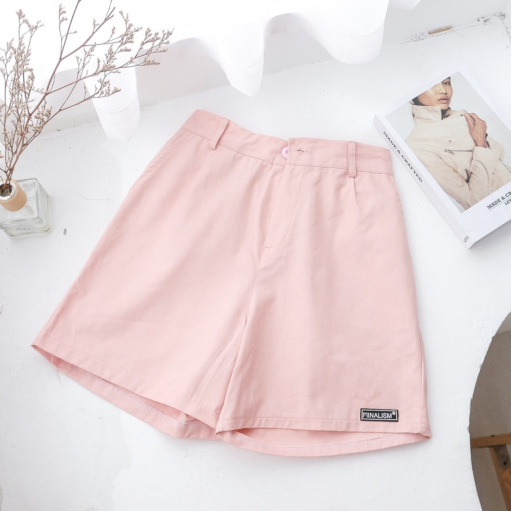Quần short kaki Be/Đen - Made by Toneontone TOT